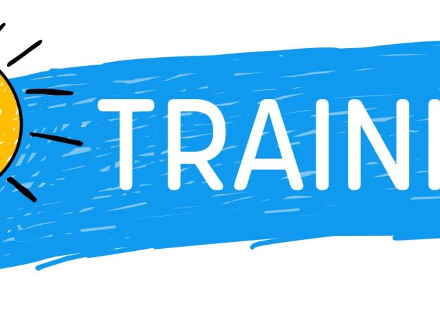 Training Bulb Sketch Colorful Blue Lines Texture Effect Text